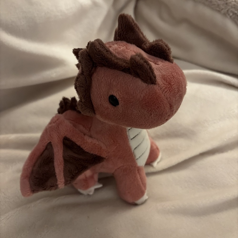 Bellzi Draggi The Dragon Plush Stuffed Animal 10" Poseable Wings